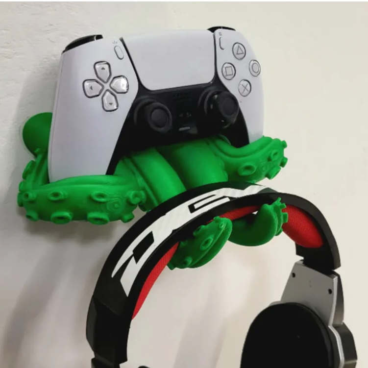 نگهدارنده دسته بازی و هدفون ps5 دیواری