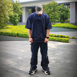 تیشرت سنگشور باکسی پارچه ماکان گرم بالا کد 86