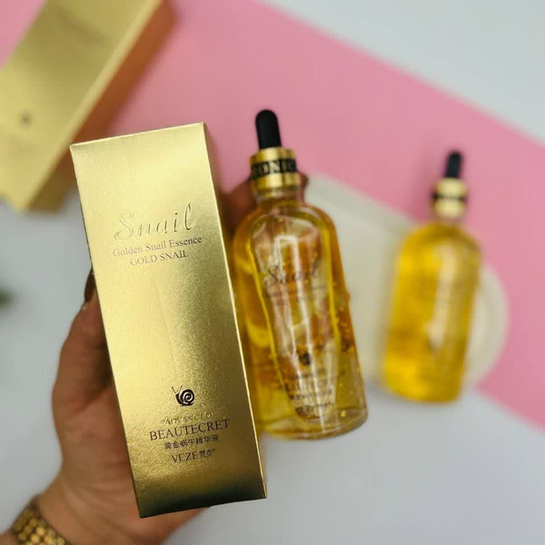 سرم طلا و حلزون ونزن | احیا و جوانسازی پوست، ضدچروک و بازسازی کننده