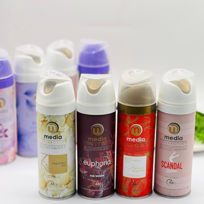 اسپری بدن میدیا مدل 12 رایحه | خوشبوکننده ماندگار زنانه و مردانه