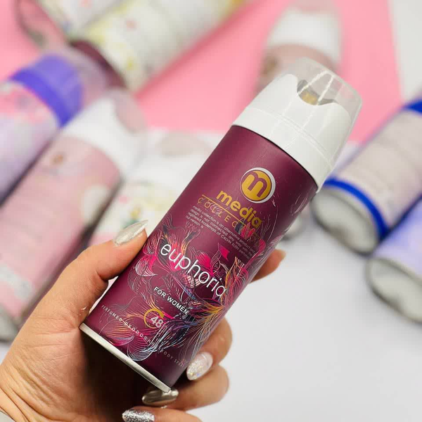 اسپری بدن میدیا مدل 12 رایحه | خوشبوکننده ماندگار زنانه و مردانه