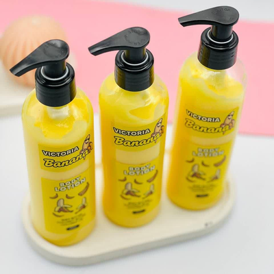 لوسیون بدن موزی با عصاره طبیعی موز - نرم کننده و آبرسان پوست