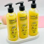 لوسیون بدن موزی با عصاره طبیعی موز - نرم کننده و آبرسان پوست