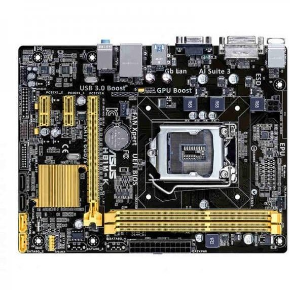 مادربرد ایسوس مدل h81m-k نسل4 DDR3 (استوک)