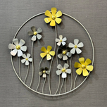 دیوارکوب گل شقایق فلزی