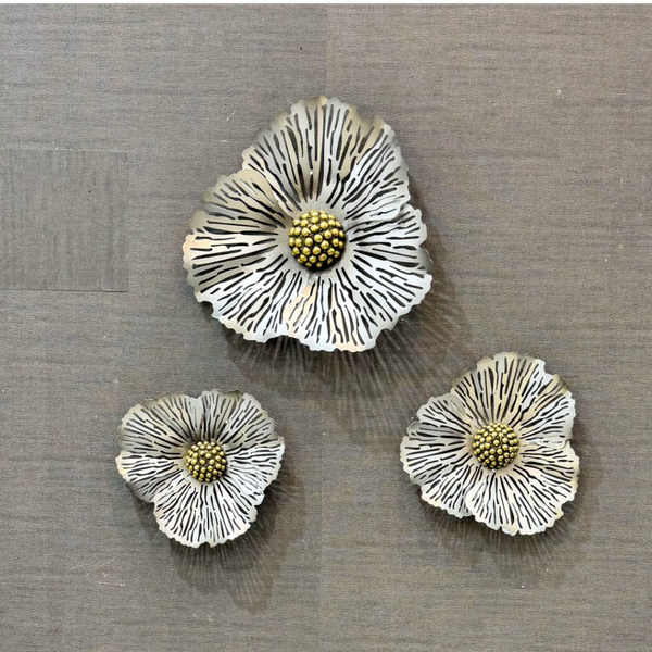 دیوارکوب گل سه تکه