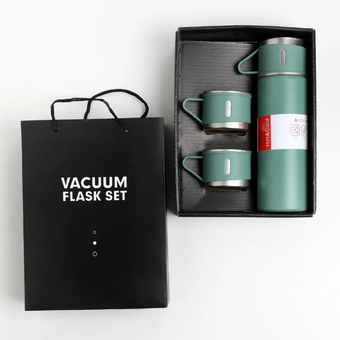 فلاسک سه کاپ استیل مسافرتی