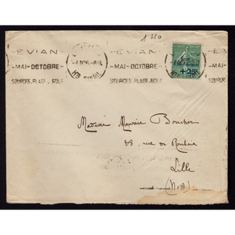 پاکت نامه فرانسه 1936 میلادی