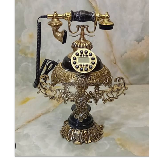 تلفن برنزی رو میزی پاسه سنگی