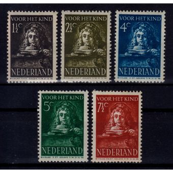 تمبر هلند سری کامل 1941