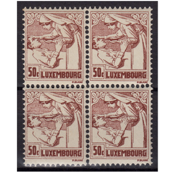 بلوک تمبر لوگزامبورگ 1925