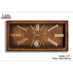 ساعت دیواری چوبی مدل لوکس 117