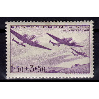 تمبر فرانسه سری کامل تکی 1942