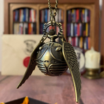 گردنبند ساعتی گوی زرین هری پاتر (برنز)