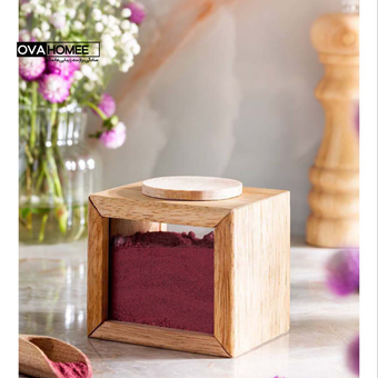 جا ادویه چوبی کوچک لوکسینه (از چوب رابر وارداتی)