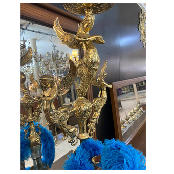 قلیان سه فرشته تمام برنز خاص