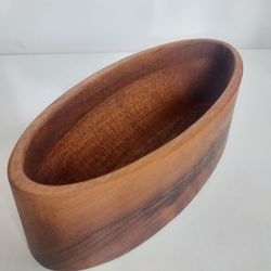 کاسه چوب گردو بیضی