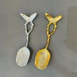 قاشق آجیل فلزی طرح دار