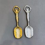 قاشق آجیل فلزی طرح دار