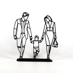 استند دکوری Couple With Child