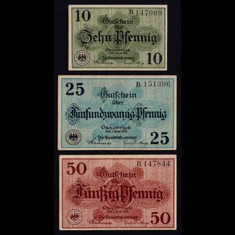 ست اسکناس نوت گلد Notgeld آلمان Osnabrück