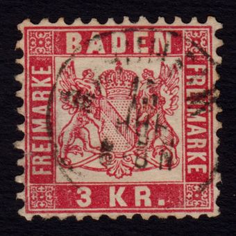 تمبر کلاسیک آلمان ایالت بادن 1868