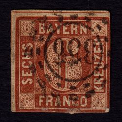 تمبر کلاسیک آلمان ایالت باواریا 1858-1850