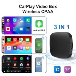 دانگل اندروید باکس +وایر به وایرلس کارپلی و اندروید اتو Acodo Aibox 3 in 1