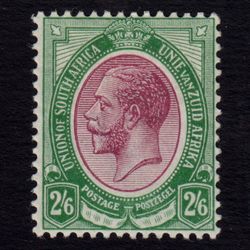 تمبر بسیار کمیاب پادشاه جورج پنجم آفریقای جنوبی 1922 - 1913