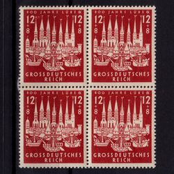 بلوک تمبر آلمان رایش نازی 1943