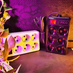 چندراهی برق پیکو مدل 6 خانه سیم بلند