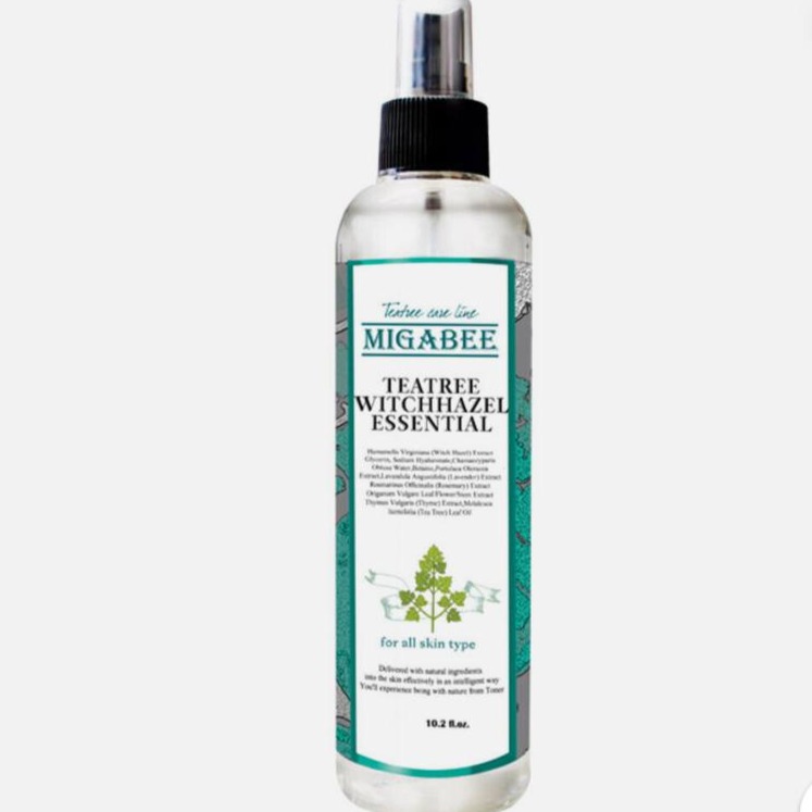 تونر میست چای سبز میگابی MIGABEE Tea Tree Witch Hazel Essential