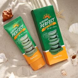 کرم ضدآفتاب Farm Stay Aloe Vera Perfect Sun Cream SPF50+ / PA