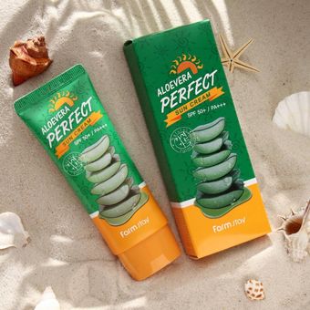 کرم ضدآفتاب Farm Stay Aloe Vera Perfect Sun Cream SPF50+ / PA