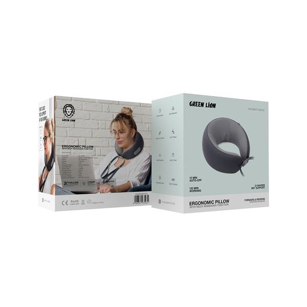 بالش و ماساژور ارگنومیک گردن گرین لاین Ergonomic Neck Pillow