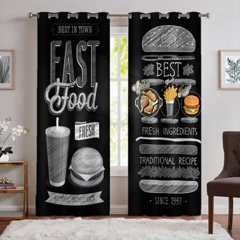 پرده فست و فود 03