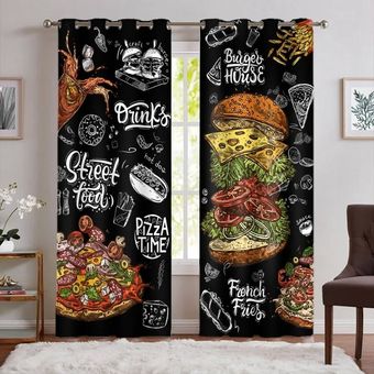 پرده فست و فود 08