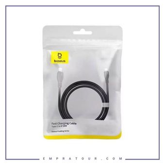 کابل شارژ baseus pudding fast charging c-ip 120cm