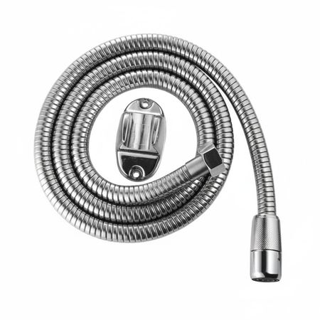 شلنگ توالت برنجی پولیش کروم