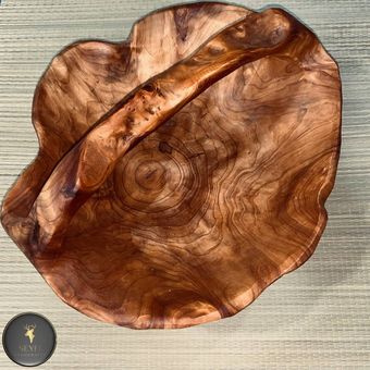 کاسه آبنوس دسته دار