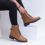 بوت زنانه تمام چرم طبیعی Tina