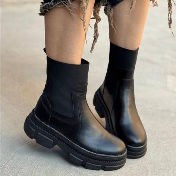 بوت ساق کش مات