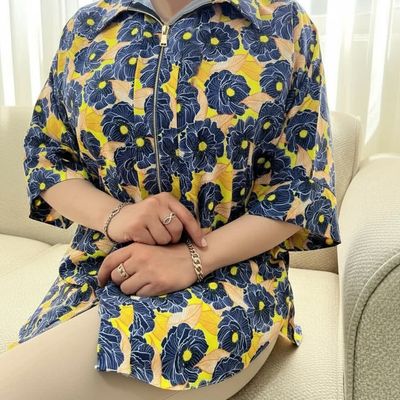 شومیز جلو زیپ دار