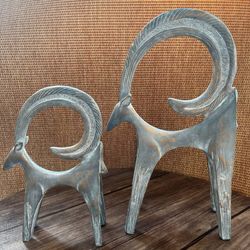 مجسمه بز کوهی 02 - جفت