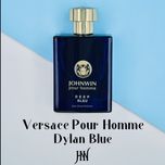 عطر ادکلن ورساچه پور هوم دایلن بلو 100 میل جانوین (جکوین) Versace Pour Homme Dylan Blue Johnwin
