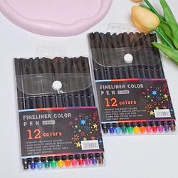 روان نویس نوک نمدی بسته 12 عددی