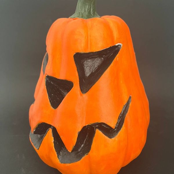 کدو هالووین دکوری پلی استر