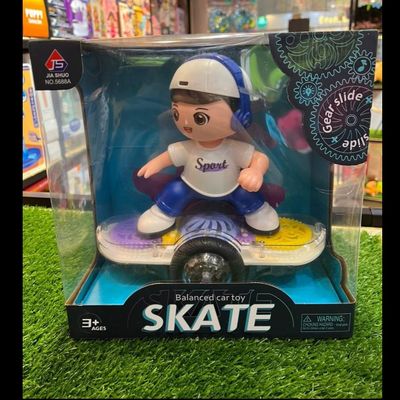 پسر اسکیت سوار موزیکال با نور و حرکت