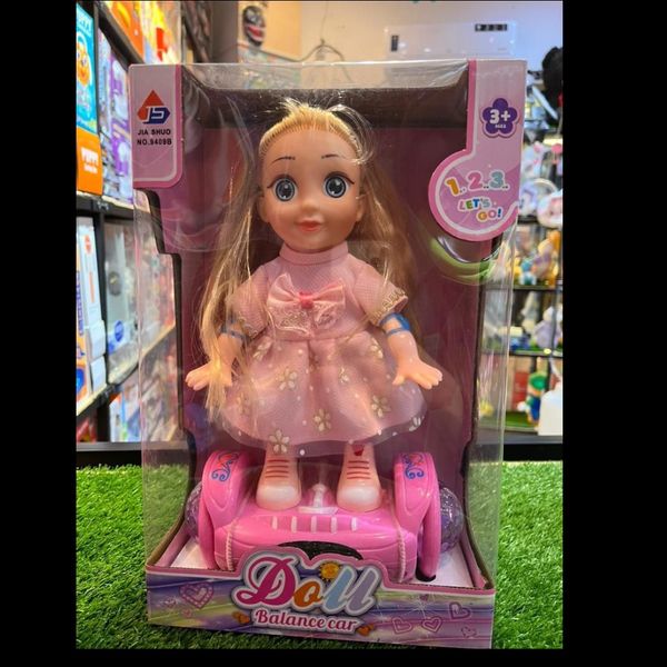 عروسک دختر اسکوتر سوار