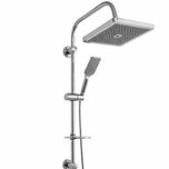 ست 6 تکه مدل لاله کروم + دوش دوکاره رسوب‌گیر (5 سال گارانتی شیرآلات + ارسال رایگان)